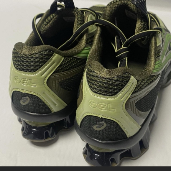 ASICS Men's Kinetic Kiko Kostadinov Green and Black Running Shoes - Picture 2 of 6